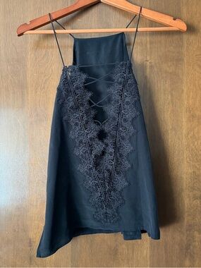 Cami NYC - The Black Lace Silk Charlie Cami [XS]